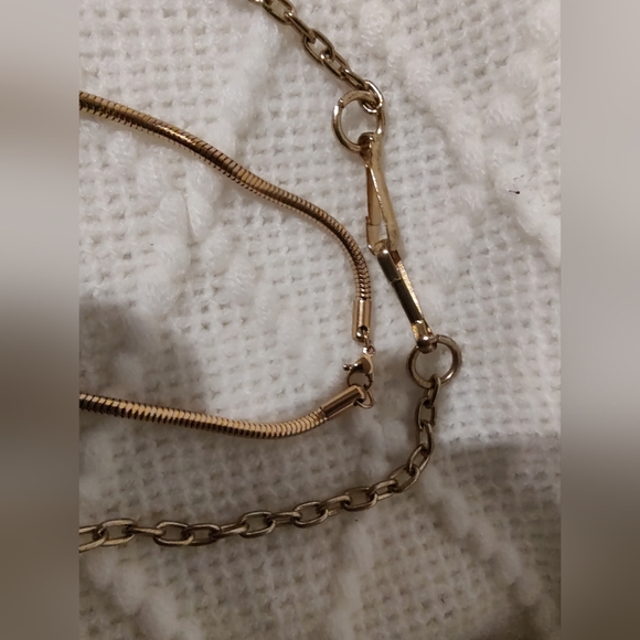 Louis Vuitton #300 Series Lock & Key Sets Vintage EUC Necklaces Brass Gold - Picture 15 of 16